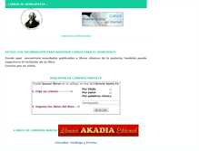 Tablet Screenshot of librosdehomeopatia.com.ar